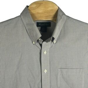 Brooks Brothers Men XL Cotton Non-Iron‎ Check Button Down Long Sleeve Shirt
